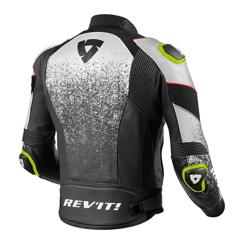 Revit Quantum Air Negru și alb jacheta de motociclete lichidare