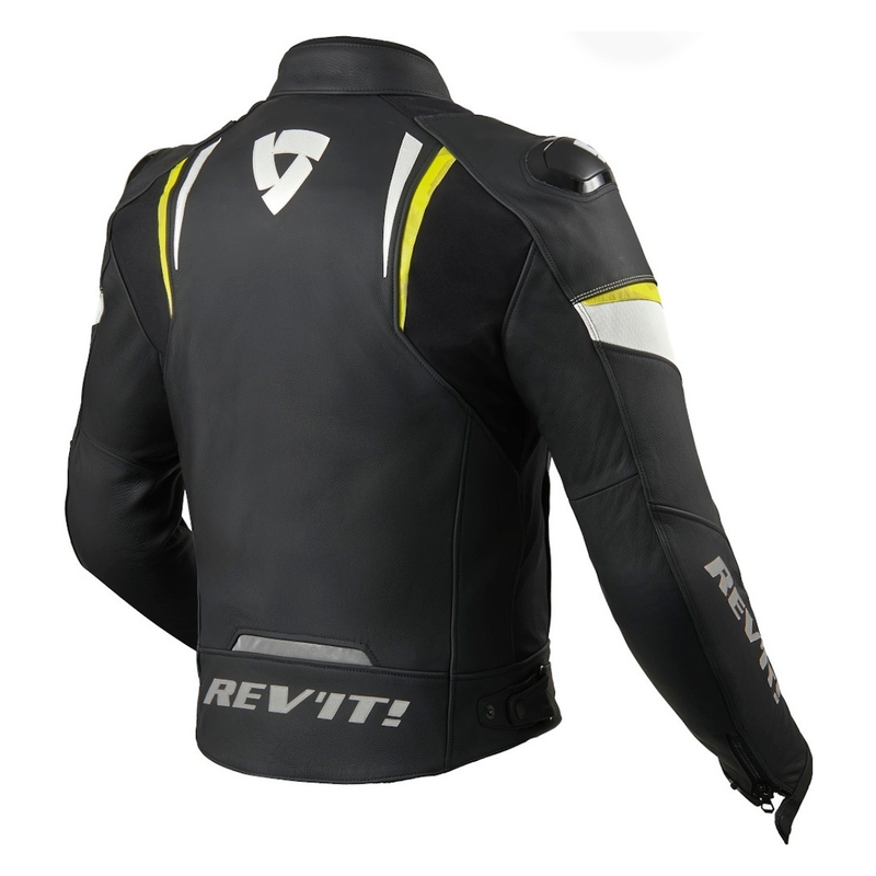 Revit Glide Negru-Neon Yellow Jacheta de motociclete výprodej lichidare