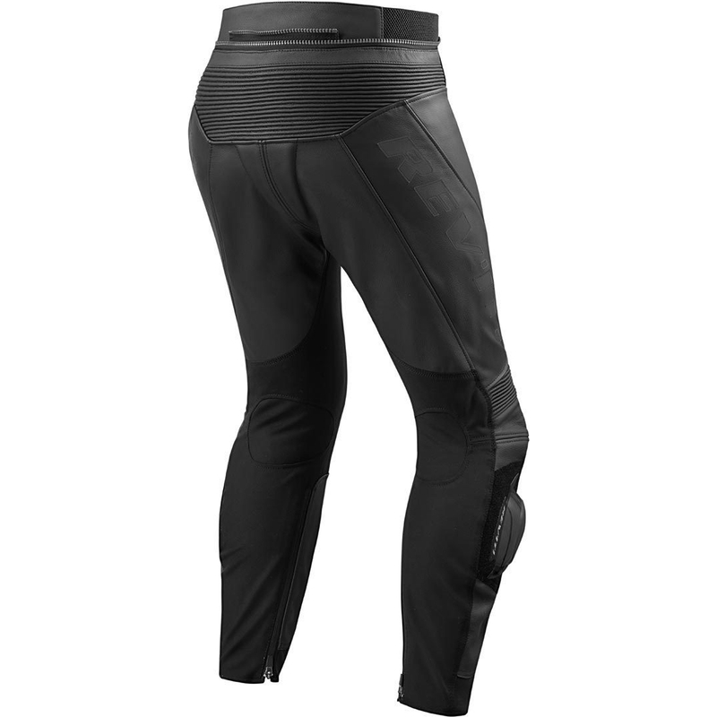 Revit Vertex GT negru din piele negru pantaloni de motociclete lichidare