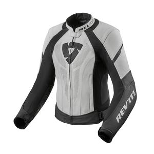 Jachetă de motocicletă Revit Xena 3 pentru femei, alb și negru lichidare