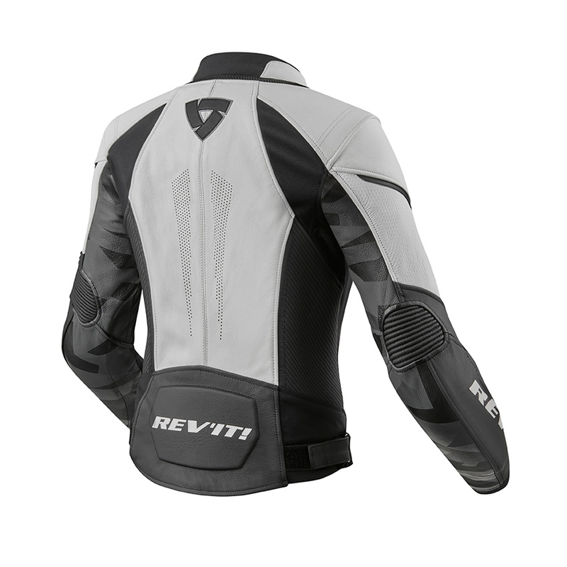 Jachetă de motocicletă Revit Xena 3 pentru femei, alb și negru lichidare