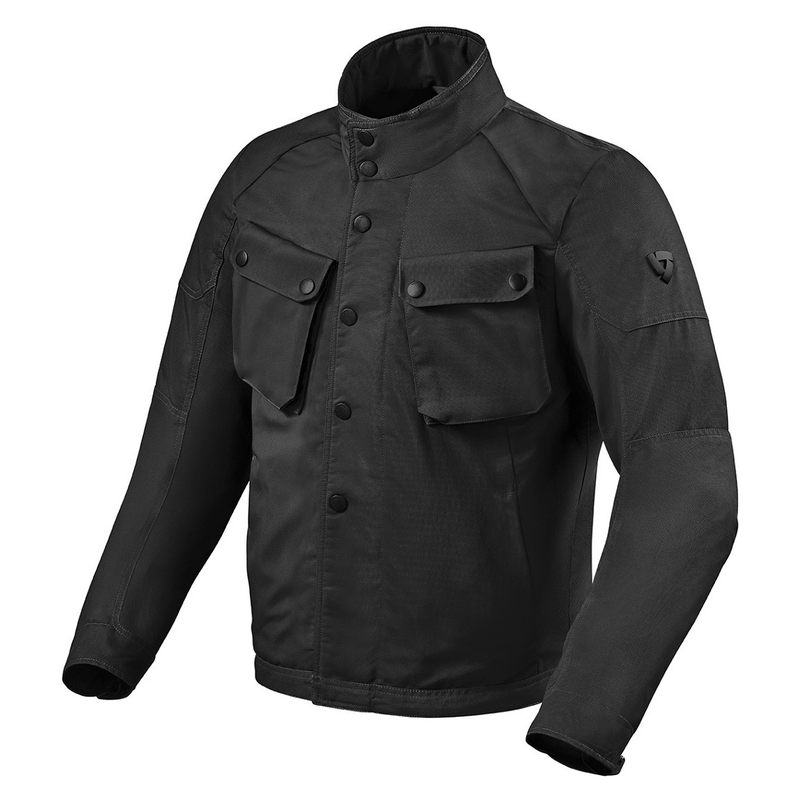 Revit Bowery negru negru jacheta de motociclete lichidare
