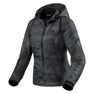 Jachetă pentru motociclete Revit Flare 2 negru-gri pentru femei