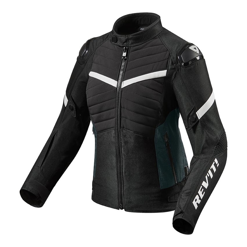 Femeile Revit Arc H2O-negru și alb jacheta de motociclete lichidare