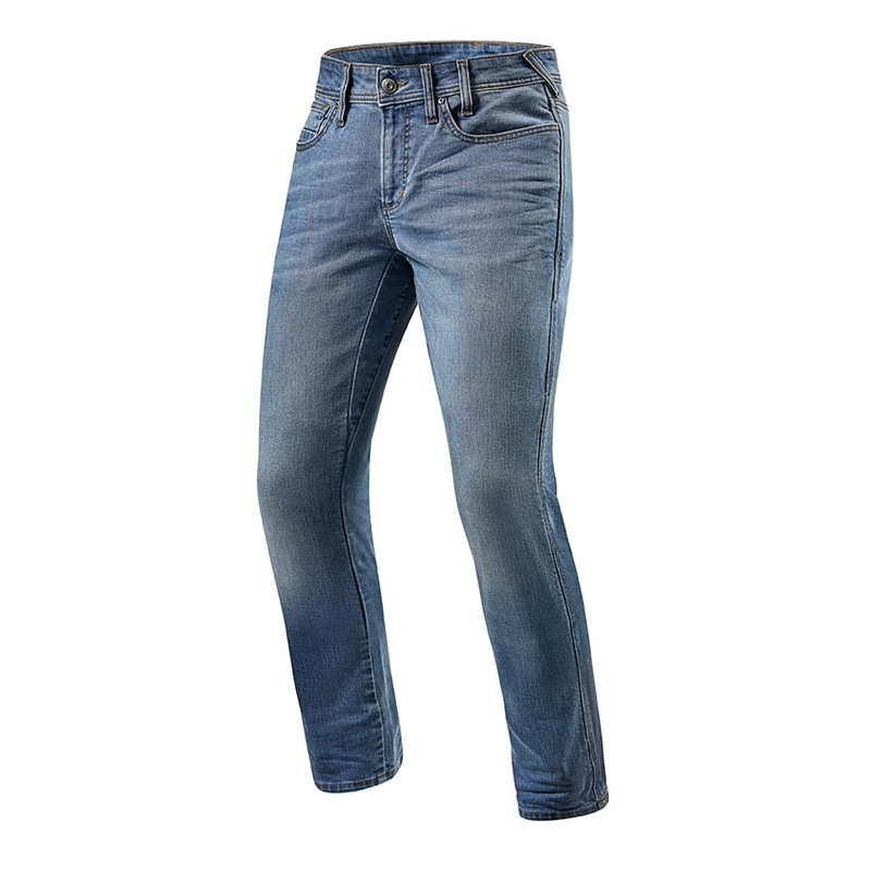 Blugi Revit Brentwood albastru deschis pentru motociclete lichidare