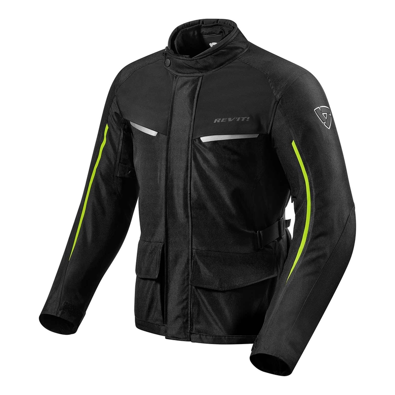 Jachetă pentru motociclete Revit Voltiac 2 negru-galben-fluo lichidare