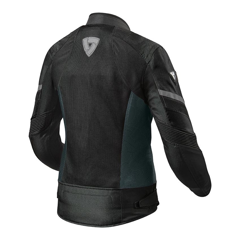 Jacheta de motociclete Revit Arc Air negru și gri pentru femei, lichidare