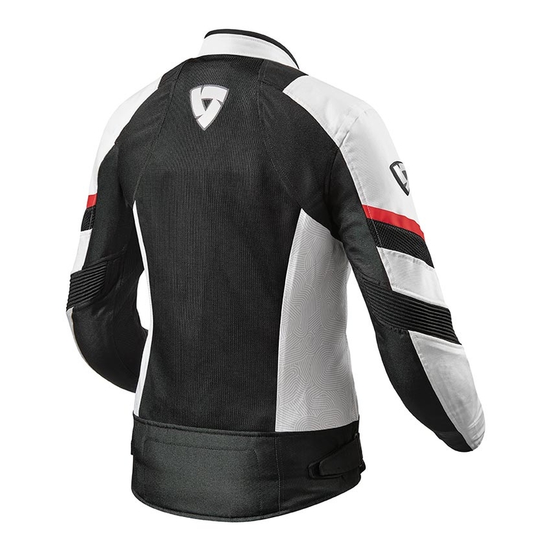 Femeile Revit Arc Air Alb și roșu jacheta de motociclete lichidare