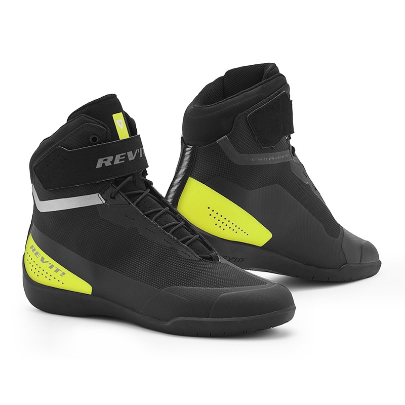 Revit Mission Black-Neon Yellow Cizme de motocicletă lichidare