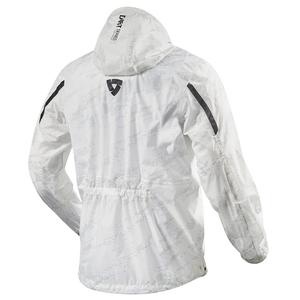 Revit Rain Smock Barrier Barrier jacheta de ploaie pentru motociclete alb