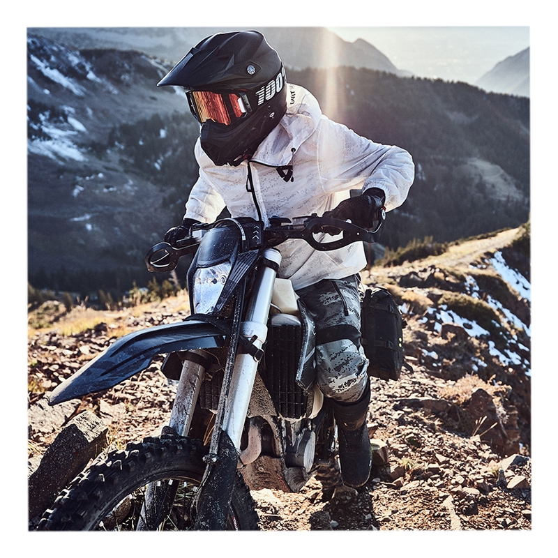 Revit Rain Smock Barrier Barrier jacheta de ploaie pentru motociclete alb