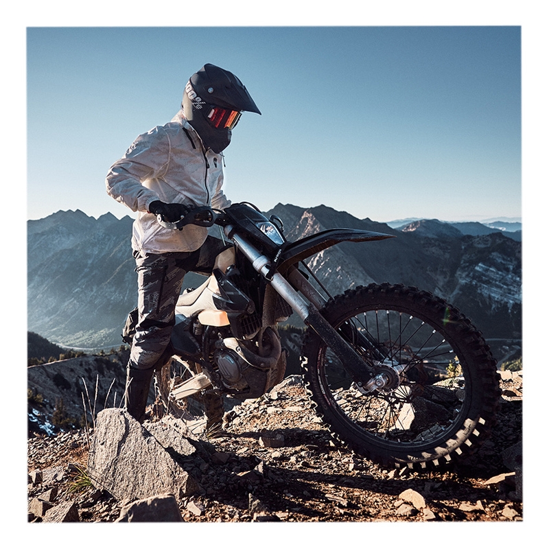 Revit Rain Smock Barrier Barrier jacheta de ploaie pentru motociclete alb