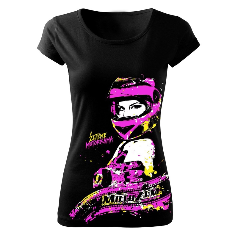 Tricou pentru femei MotoZem - We Live Motorbike One Sale lichidare