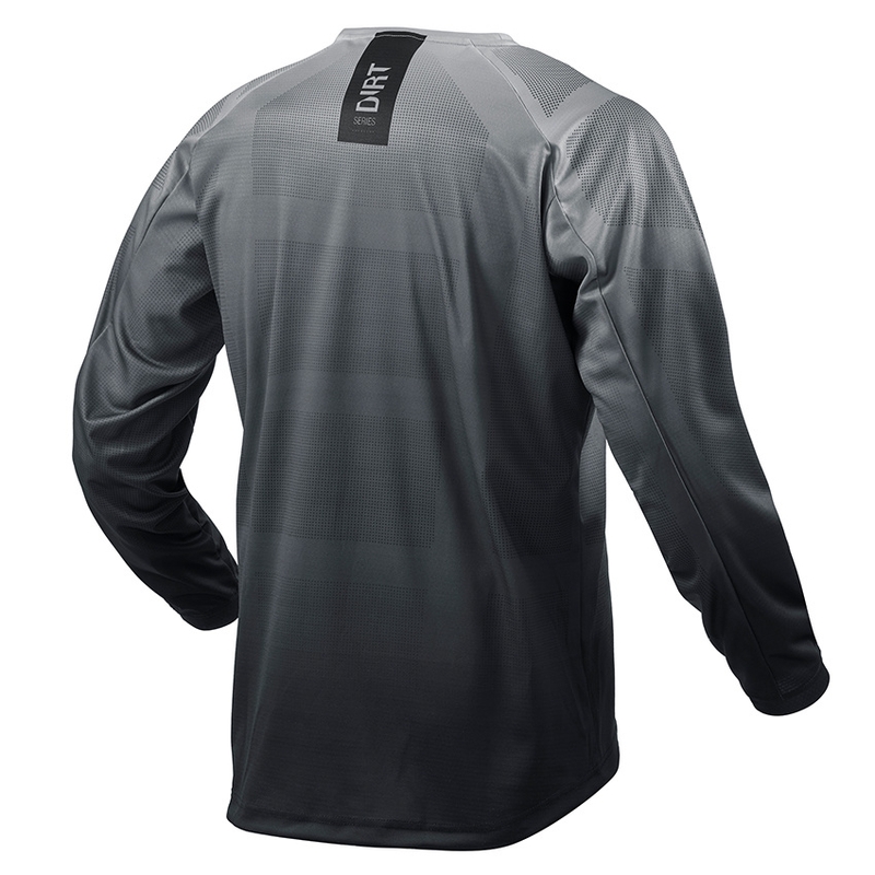 Revit Scramble tricou motocross negru și alb lichidare