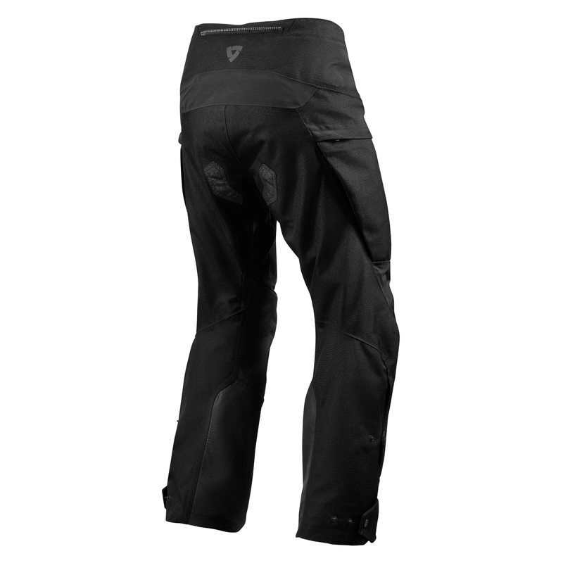 Pantaloni de motocicletă Revit Component H2O negru extins