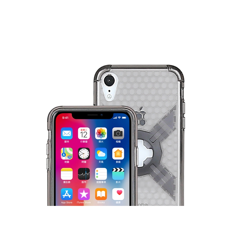 Husă de telefon cu suport CUBE X-Guard pentru Apple iPhone 11/XR gri lichidare