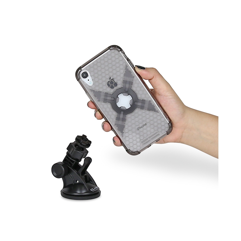 Husă de telefon cu suport CUBE X-Guard pentru Apple iPhone 11/XR gri lichidare