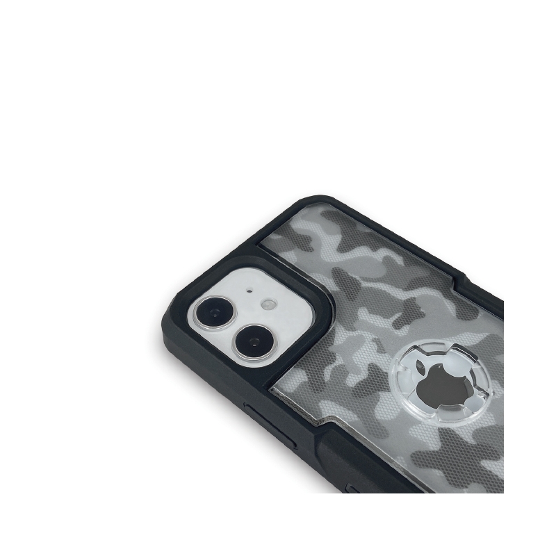 Capac de telefon cu suport CUBE X-Guard pentru Apple iPhone 12 Mini camuflaj lichidare