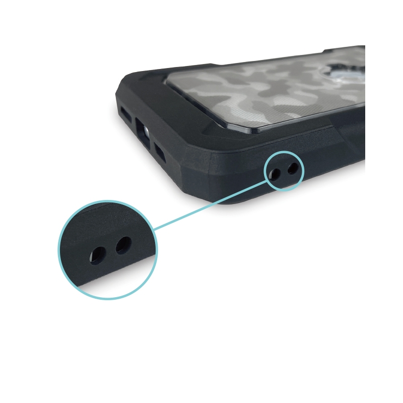 Capac de telefon cu suport CUBE X-Guard pentru Apple iPhone 12 Mini camuflaj lichidare