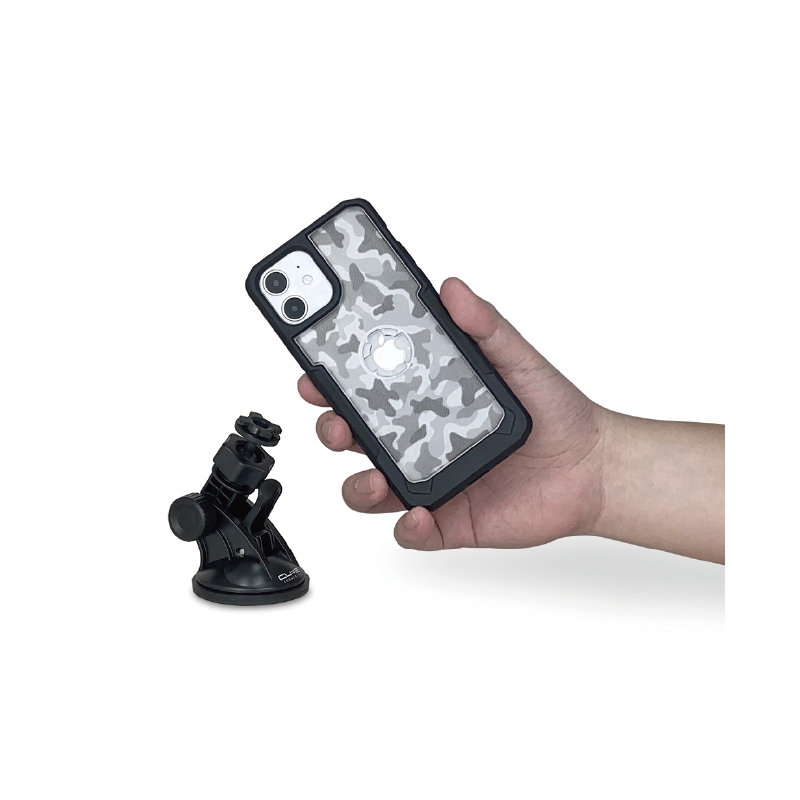 Capac de telefon cu suport CUBE X-Guard pentru Apple iPhone 12 Mini camuflaj lichidare
