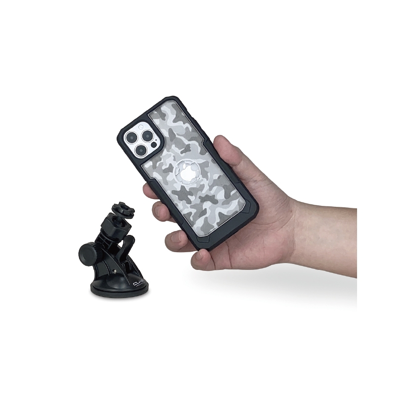 Capac de telefon cu suport CUBE X-Guard pentru Apple iPhone 12/12 Pro Max camuflaj lichidare