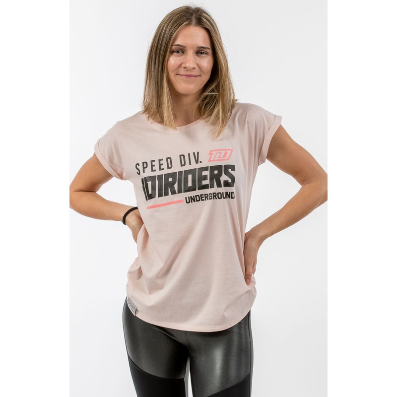 Tricou 101 Riders Road Loose roz pentru femei