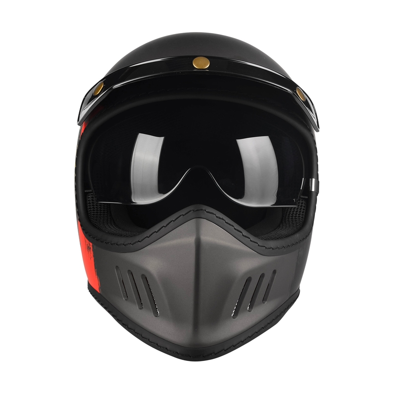 Cască de motocicletă Lazer Cross TT Belgium negru-roșu-galben