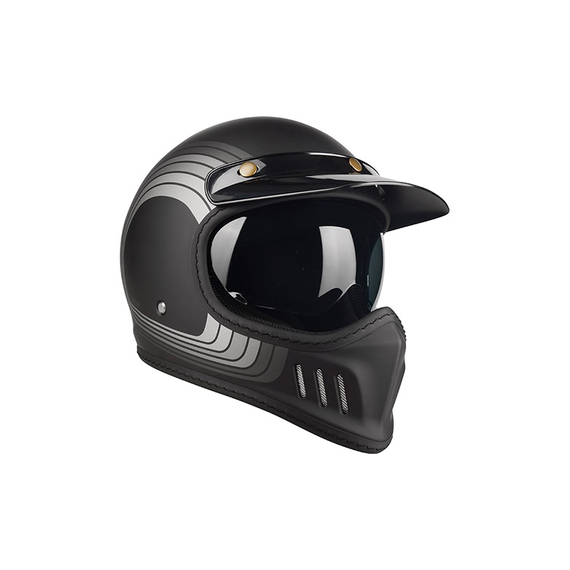 Cască de motocicletă Lazer Cross TT Line negru-gri lichidare