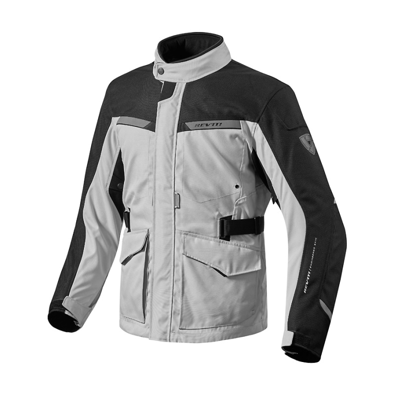Revit Enterprise Argint și negru jacheta de motociclete lichidare