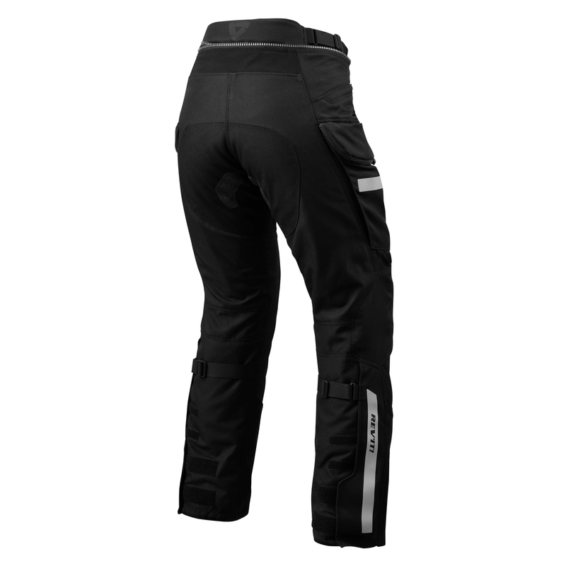 Pantaloni de motocicletă Revit Sand 4 H2O pentru femei Revit Sand 4 H2O Negru Cropped lichidare