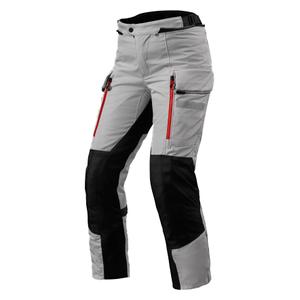 Pantaloni de motocicletă Revit Sand 4 H2O pentru femei, argintiu și negru