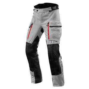 Revit Sand 4 H2O pantaloni de motocicletă argintiu/negru scurt