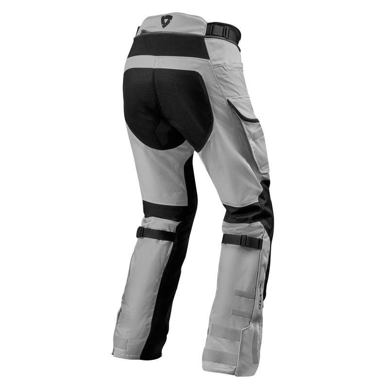 Pantaloni moto Revit Sand 4 H2O negru-argintiu lichidare