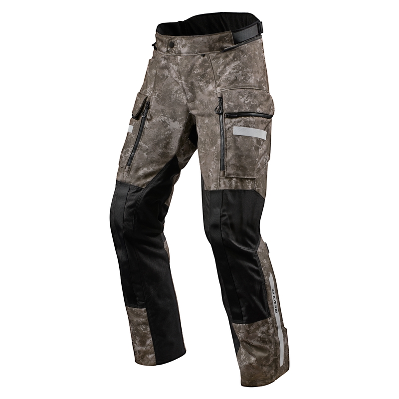 Pantaloni motocicletă Revit Sand 4 H2O maro scurt lichidare