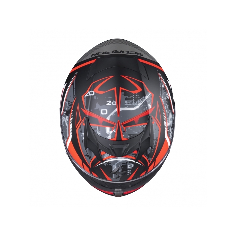 Cască integrală Scorpion EXO-520 AIR Fabio Quartararo Replica portocaliu-negru-gri