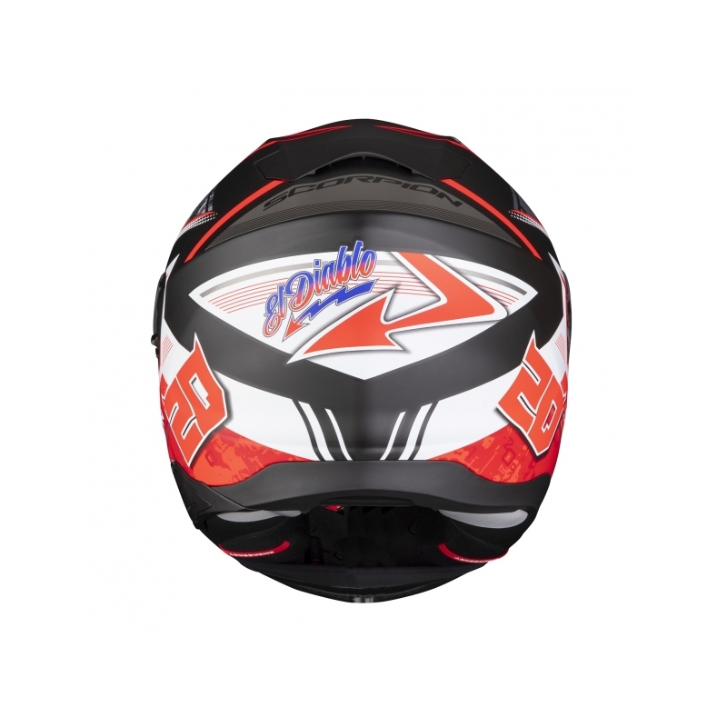 Cască integrală Scorpion EXO-520 AIR Fabio Quartararo Replica portocaliu-negru-gri