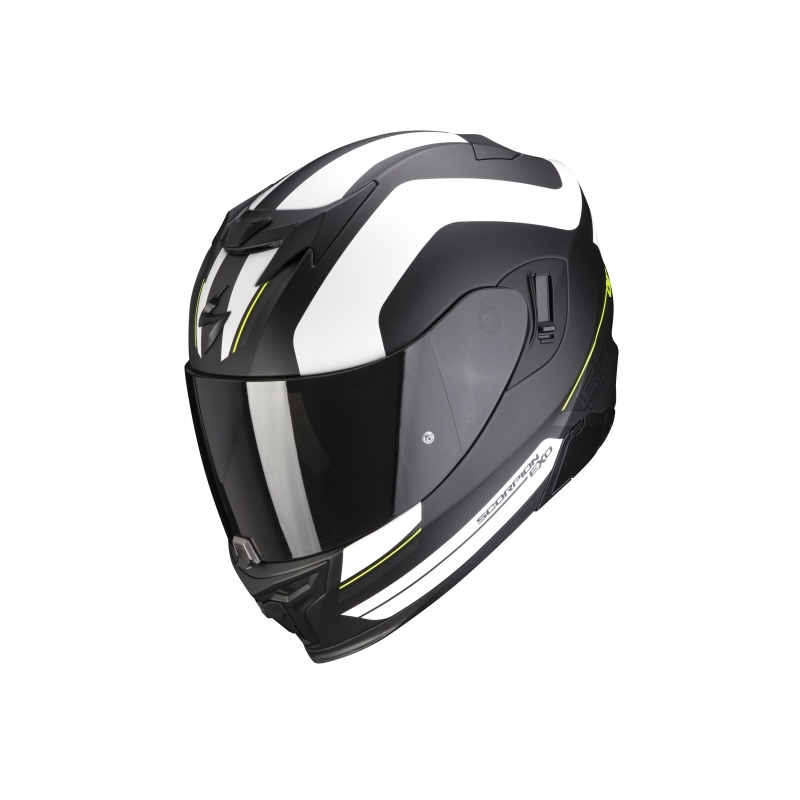 Cască integrală Scorpion EXO-520 AIR Lemans negru și alb
