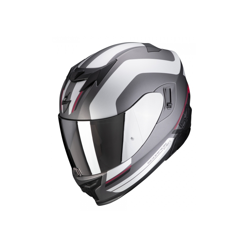 Cască integrală Scorpion EXO-520 AIR Lemans alb-argintiu