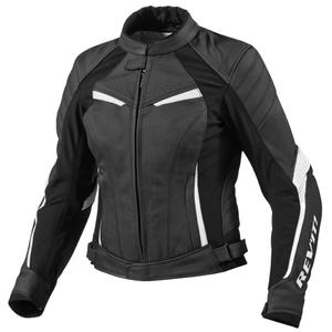 Jacheta Moto Revit Xena Black and White pentru femei Revit Xena Black and White lichidare