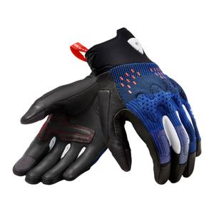 Mănuși de motocicletă Revit Kinetic negru și albastru lichidare
