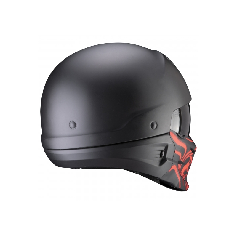 Cască Scorpion EXO-COMBAT EVO Samurai negru-roșu Scorpion EXO-COMBAT EVO Samurai negru-roșu