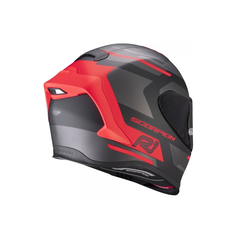 Cască integrală Scorpion EXO-R1 Air Orbis negru-roșu