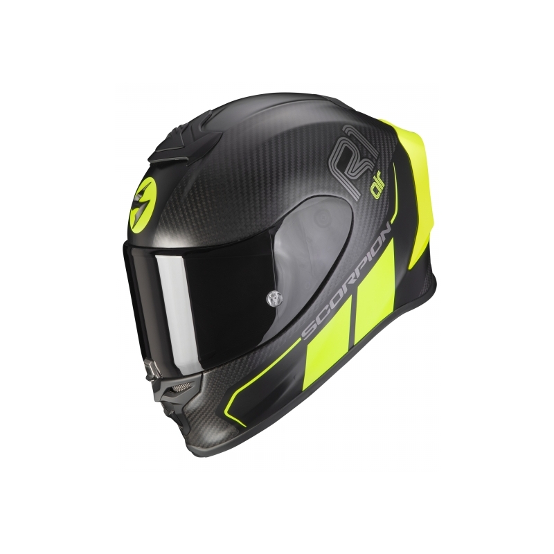 Cască integrală Scorpion EXO-R1 Carbon Air Corpus II negru-galben-fluo