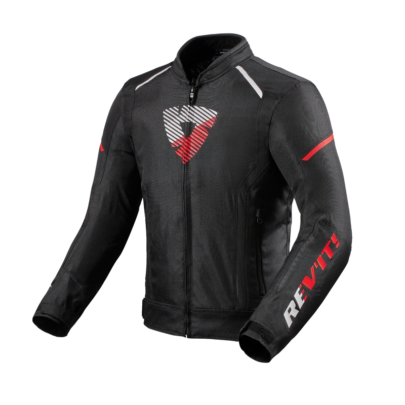 Revit Sprint H2O jachetă de motocicletă negru-roșu-fluo lichidare