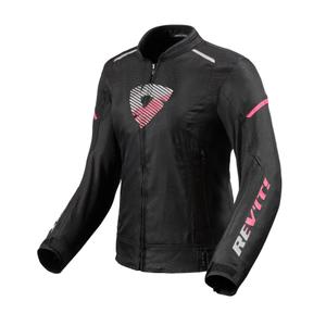 Jachetă de motocicletă Revit Sprint H2O negru și roz pentru femei lichidare