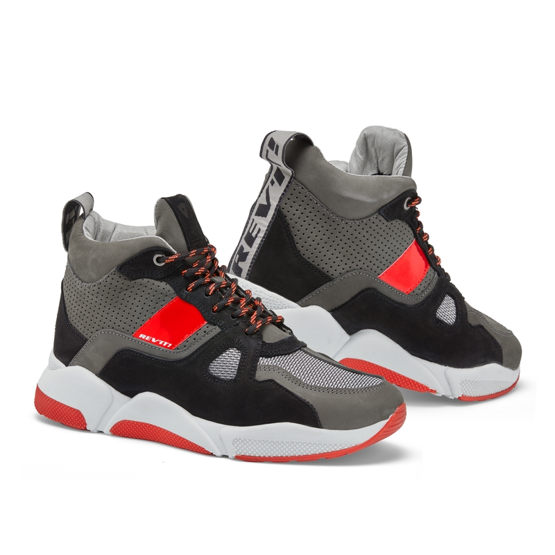 cizme de motocicletă Revit Astro negru-gri-fluo-roșu lichidare