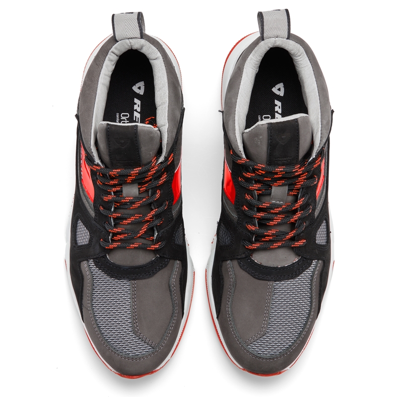 cizme de motocicletă Revit Astro negru-gri-fluo-roșu lichidare