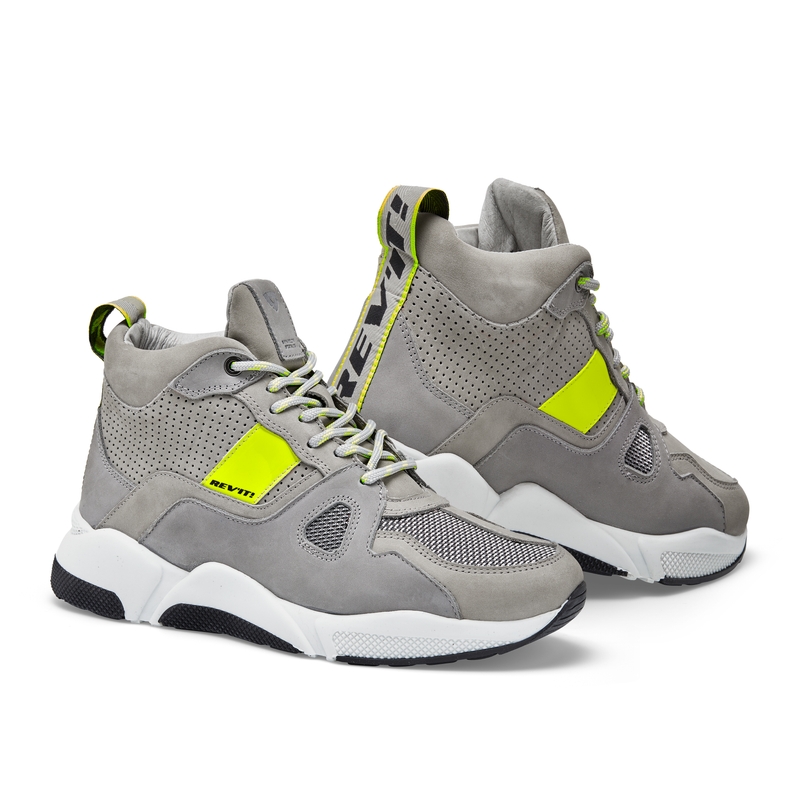 Pantofi moto Revit Astro gri-bej-galben fluo lichidare