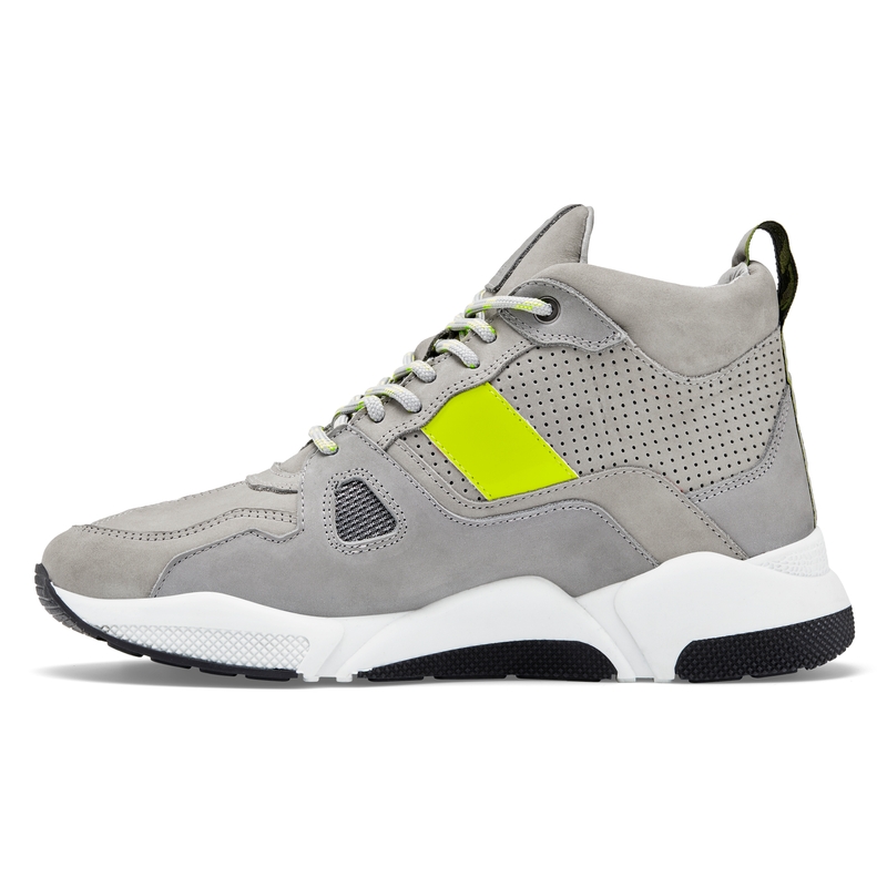 Pantofi moto Revit Astro gri-bej-galben fluo lichidare