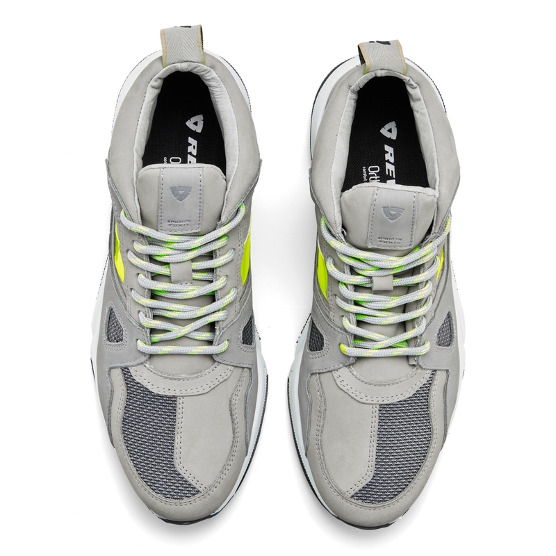 Pantofi moto Revit Astro gri-bej-galben fluo lichidare
